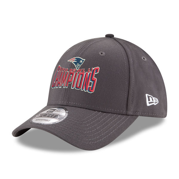 New England Patriots New Era Super Bowl LI Champions 9FORTY Adjustable Hat - Graphite